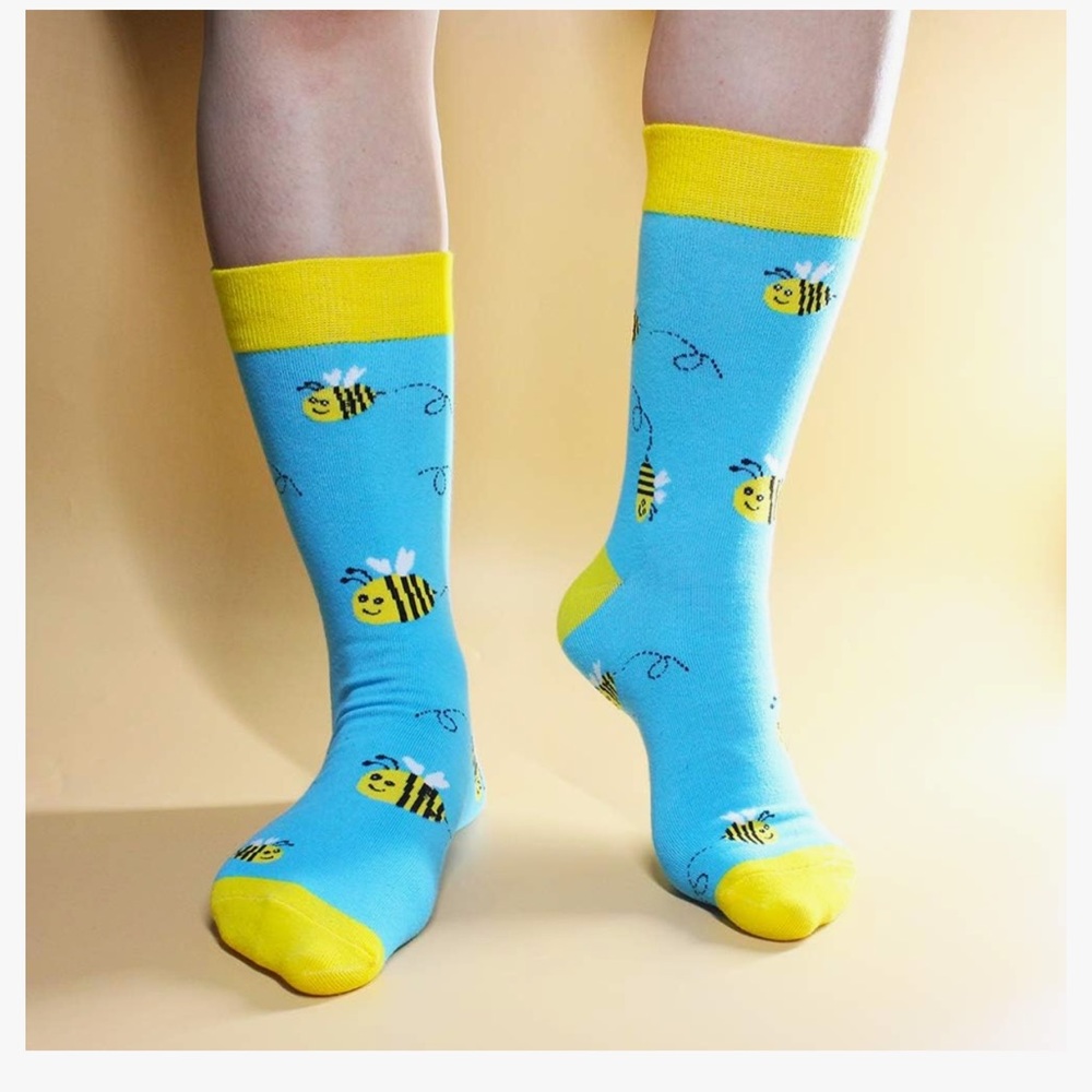 🆕 Women Fun Socks,Colorful Crazy Cool Funny Socks， Funky Novelty Socks Size 9-11 - Picture 2 of 6